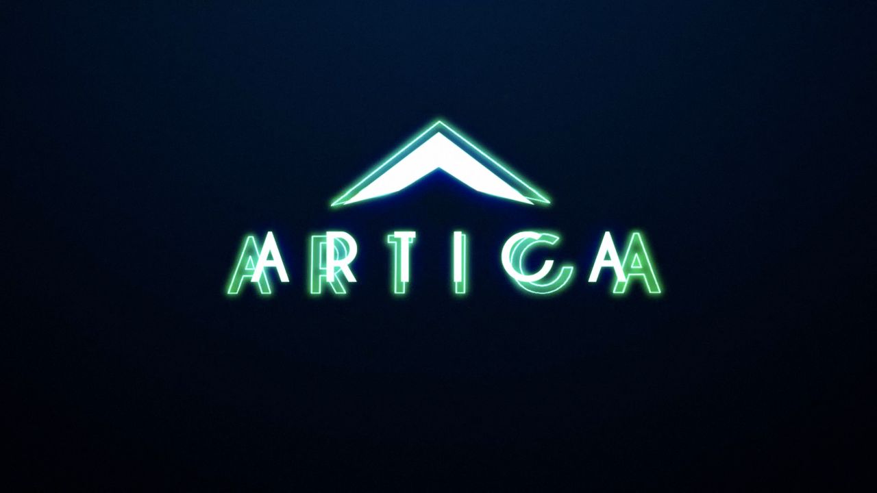 Artica website homepage